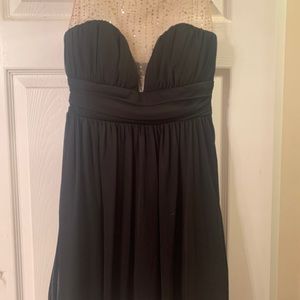 Black short formal dress